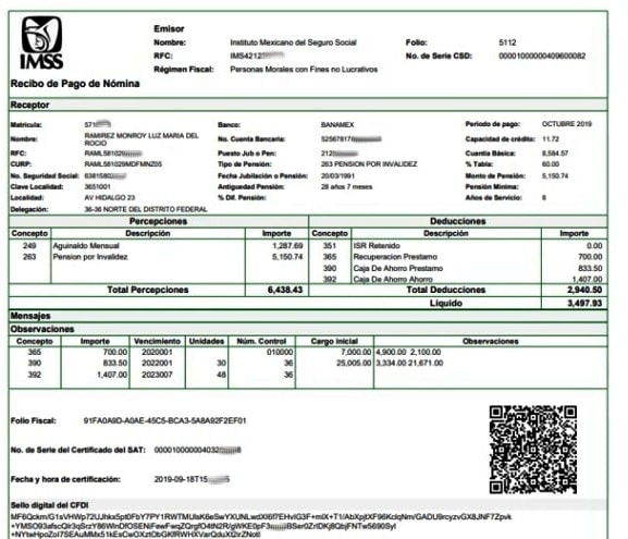 certificado pago imss tarjeton 1 2023